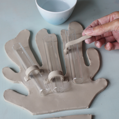 Etape 6 du tuto vase en forme de corail